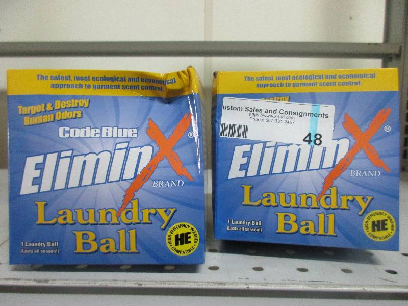 eliminx laundry ball - odor eliminating laundry ball