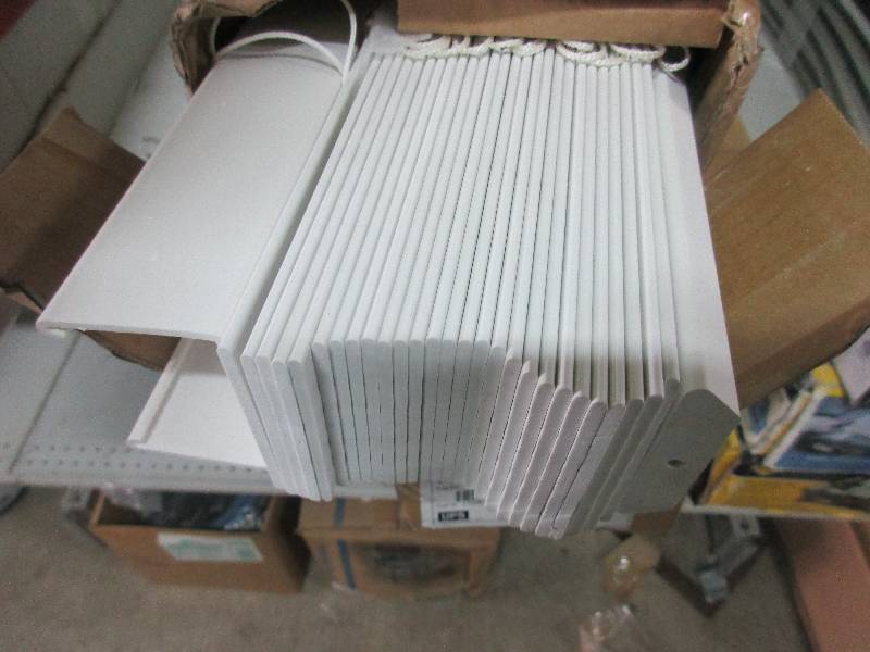 3 - 2.5 white blinds all are 29x64