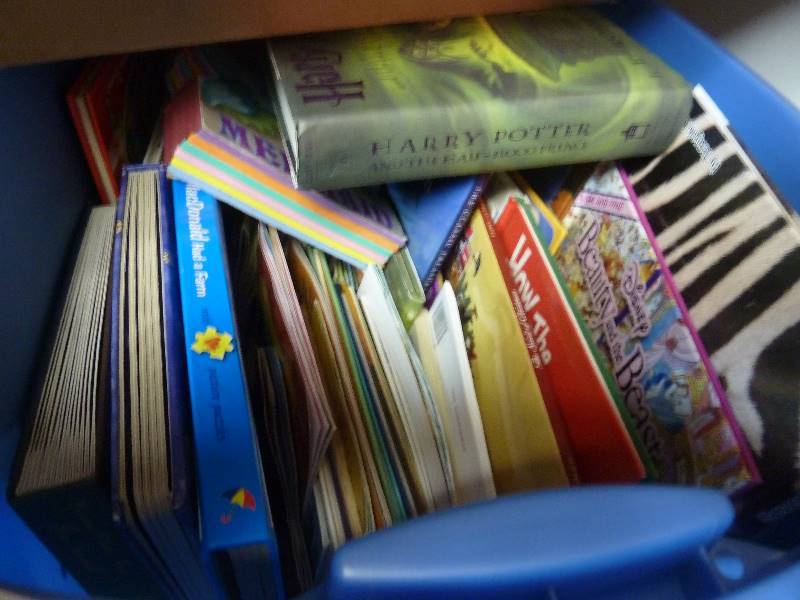 lot 142 image: Large Tote of Toys and More