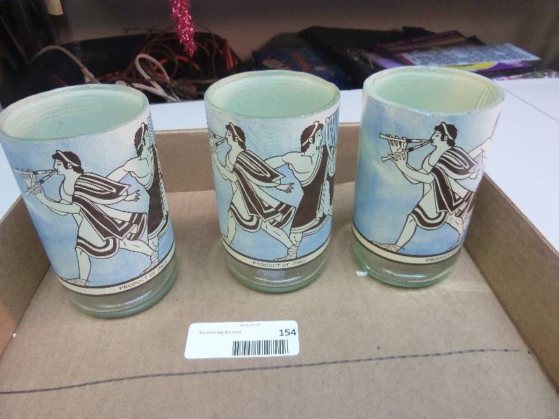 lot 154 image: Wine Bottle Glasses