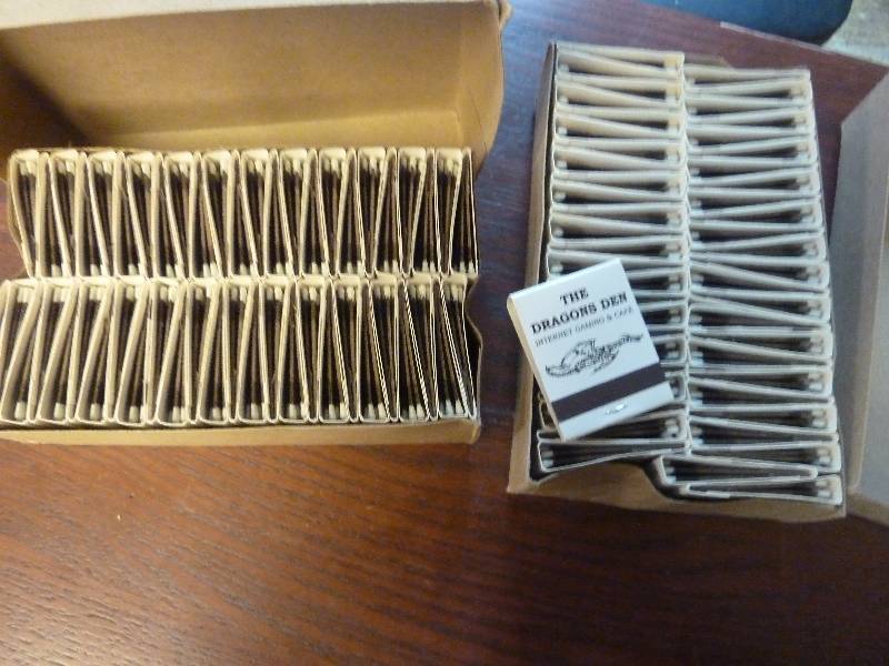 lot 212 image: Two Boxes of Matchbooks