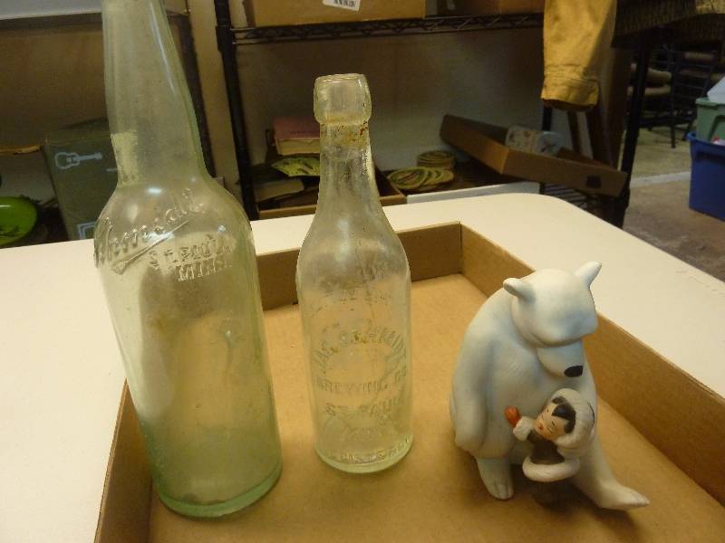 lot 214 image: Vintage Beer Bottles