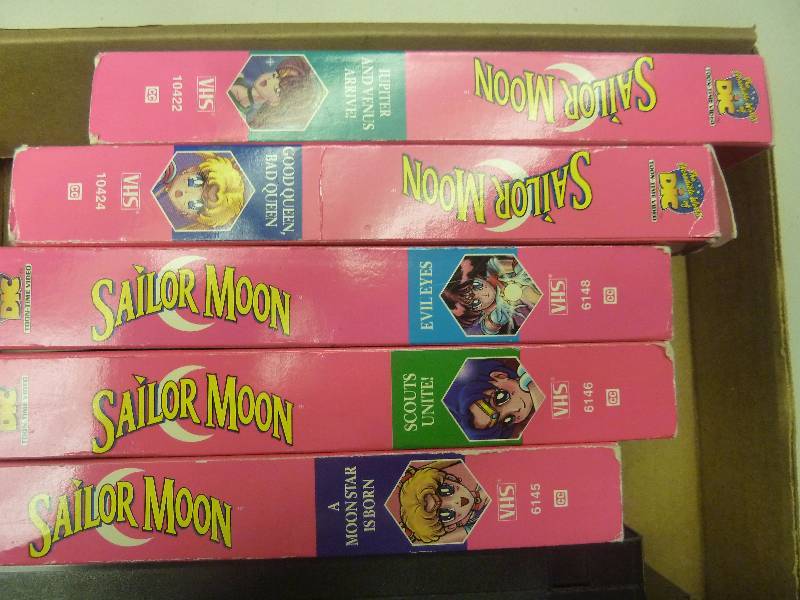 lot 229 image: Sailor Moon VCR Tape Collection