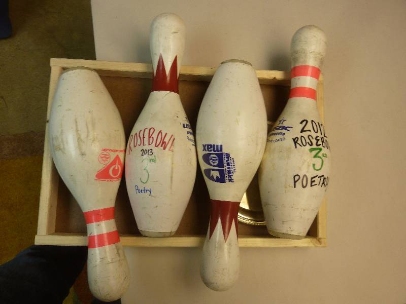 lot 284 image: Four Bowling Pins