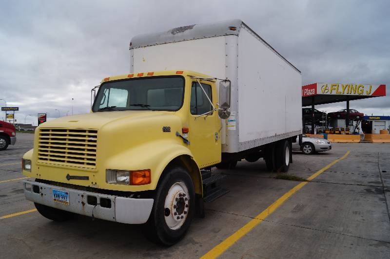 International Box Delivery Truck Moorhead Liquidation Large Van Box