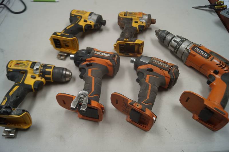 Ridgid & DeWalt Power Tools