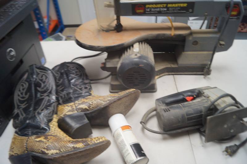Scroll Saw & Jig Saw & Cowboy Boots