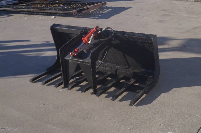 Skid Steer 5 Foot Single Cylinder Grapple