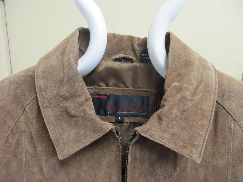 Phase Two brown dyed pig suede (large)