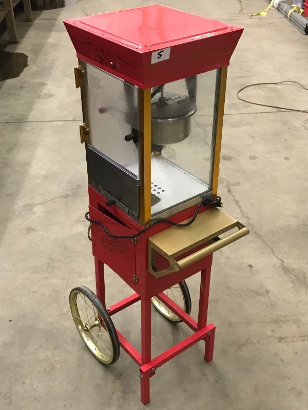lot 5 image: Portable Popcorn Maker, 110Volt ...