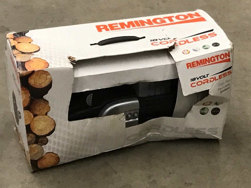 lot 25 image: Remington 18Volt Cordless Chainsaw,...