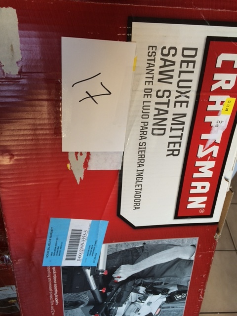 lot 17 image: Deluxe Miter Saw Stand
