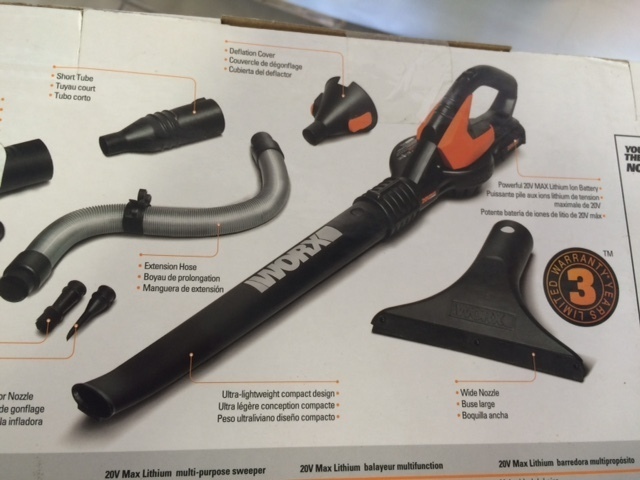 lot 29 image: 8pc Worx 20V Multi Blower