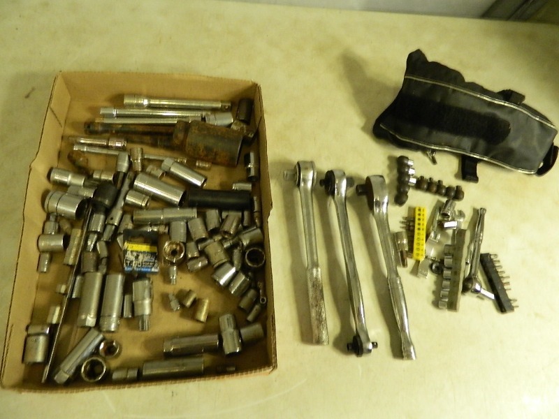 lot 82 image: Assorted Sockets and Ratchets