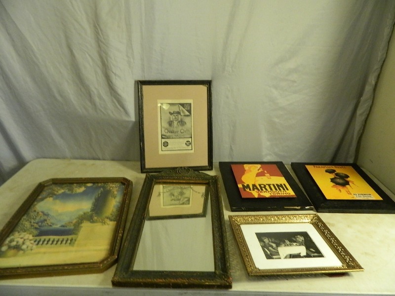 lot 131 image: Old Frames and Art
