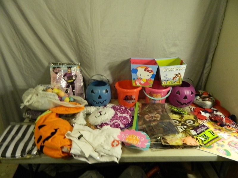 lot 143 image: Halloween Costumes and Decor