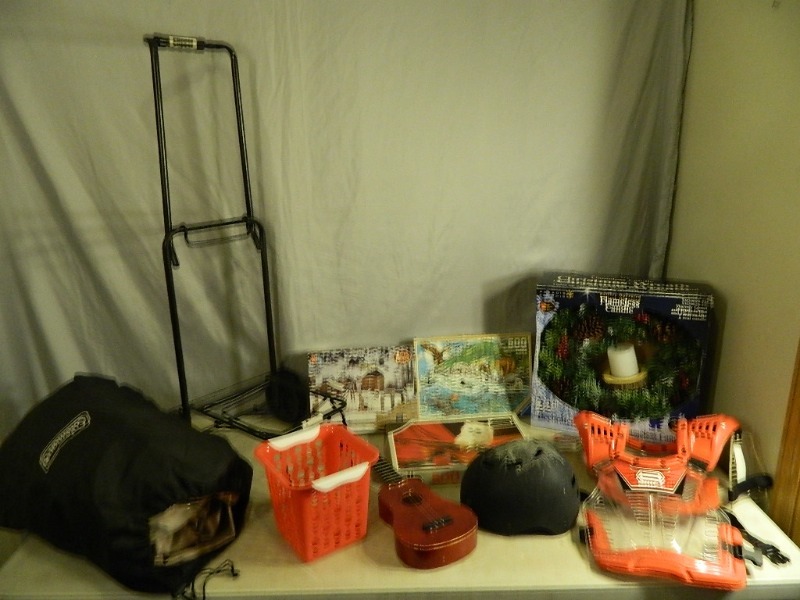 lot 157 image: Air Bed, Puzzles, and More