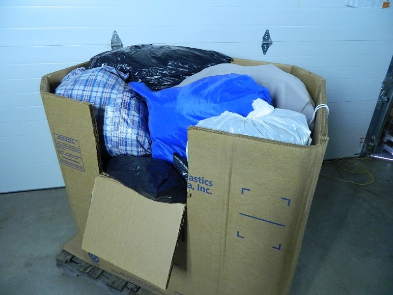lot 2A image: Bulk Pallet of Clothing and Misc Linens