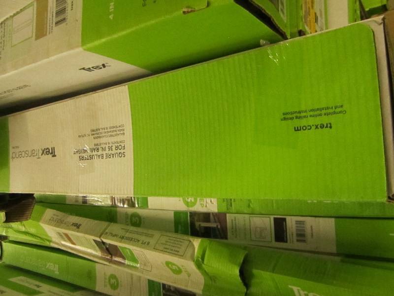 lot 2 image: lot of 5 tres square balusters for ...