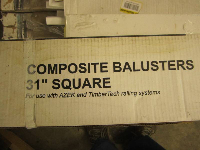 lot 11 image: lot 16- 31 composite balusters squ...