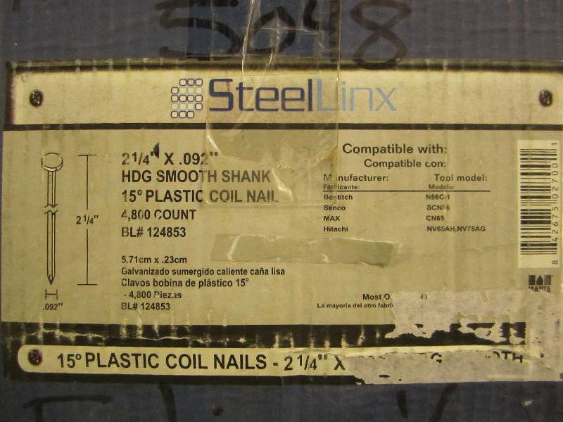 lot 18 image: box of 2-14 x.92 hdg smooth shank ...