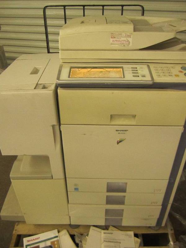 lot 69 image: sharp mx-4501n printer powers up gl...
