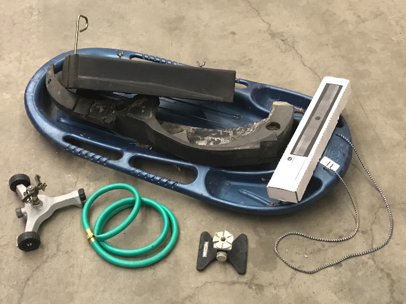 lot 11 image: H2O Snow Sled With John Deere Mulch...