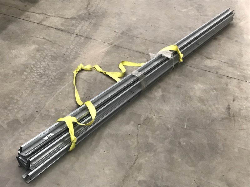 lot 48 image: Bundle Of 10ft Garage Door Tracking...