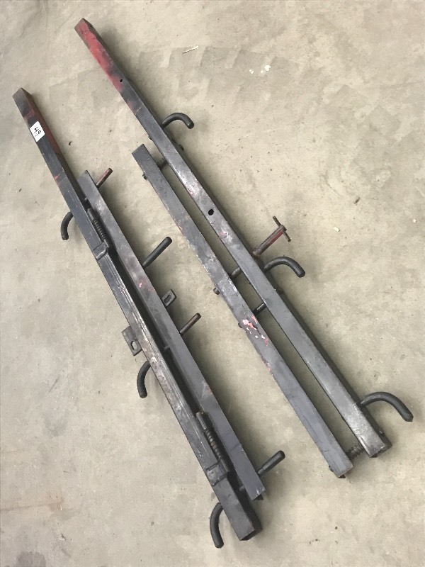 lot 49 image: Set Of 3-Place Weed-Whip Racks ...