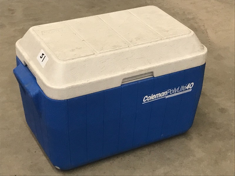 Coleman PolyLite-40 Camp Cooler ... | Loretto Equipment #326 | K-BID