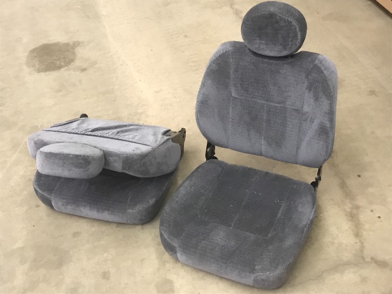 lot 52 image: Pair Of Unique Flip-Up Seats With H...