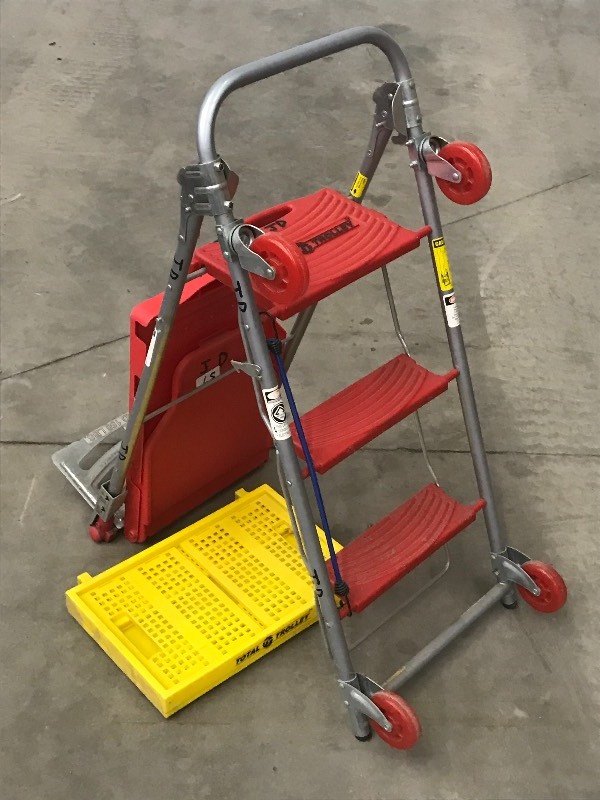 lot 57 image: Total-Trolley Deluxe Adjustable Flo...