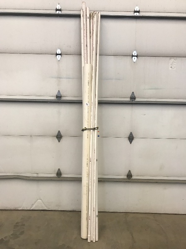 lot 90 image: Bundle Of PVC Pipe--Lengths Up To 1...