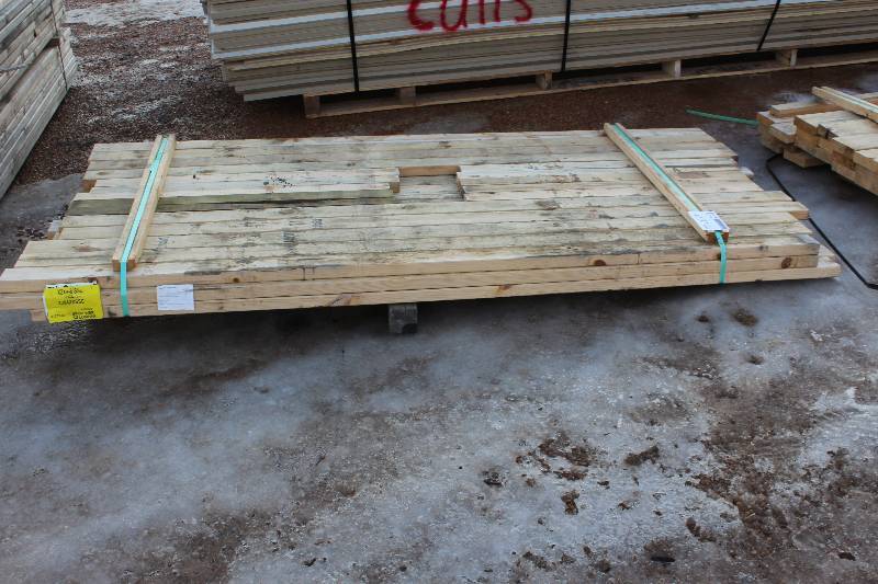 lot 1831 image: Lot of (35) 2x4x 8 ft. Treated studs