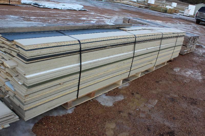 lot 1829 image: Lot of (100) 8in. Smart Siding