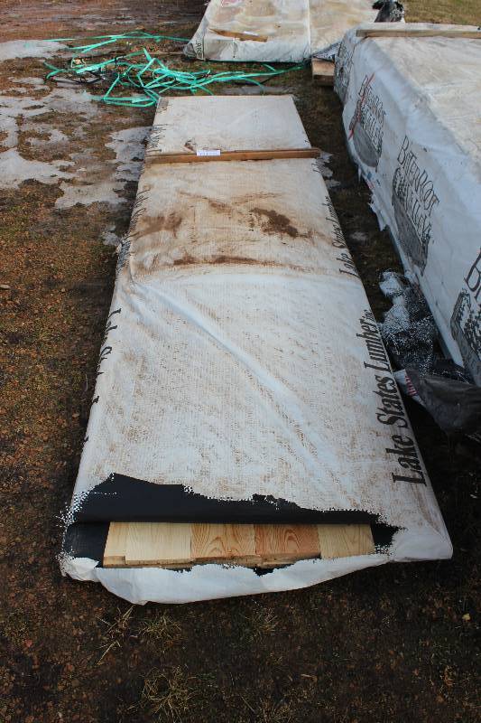 lot 1818 image: Lot of (15) 1x8x141in. Interlocking Boards