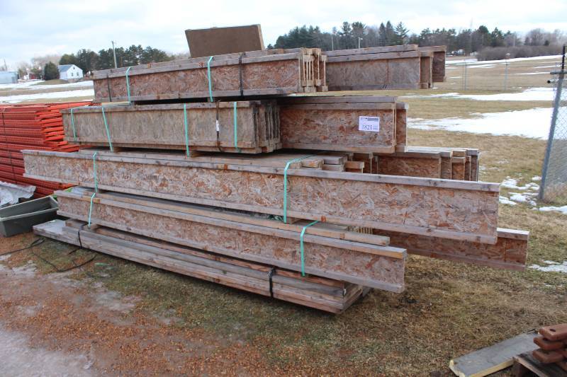 Lot of (100) Plywood Trusses | Jordan Lumber Surplus Sale #2 | K-BID