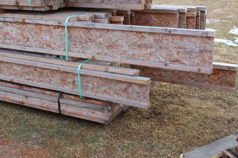 Lot of (100) Plywood Trusses Jordan Lumber Surplus Sale 2 KBID