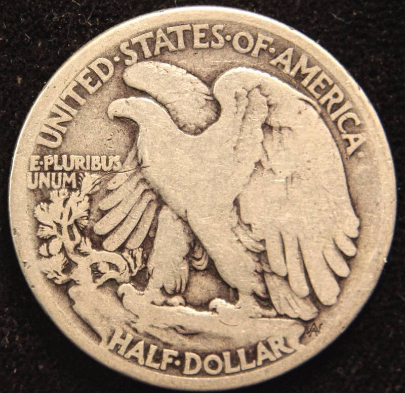 1917 WALKING LIBERTY SILVER HALF DOLLAR GOOD
