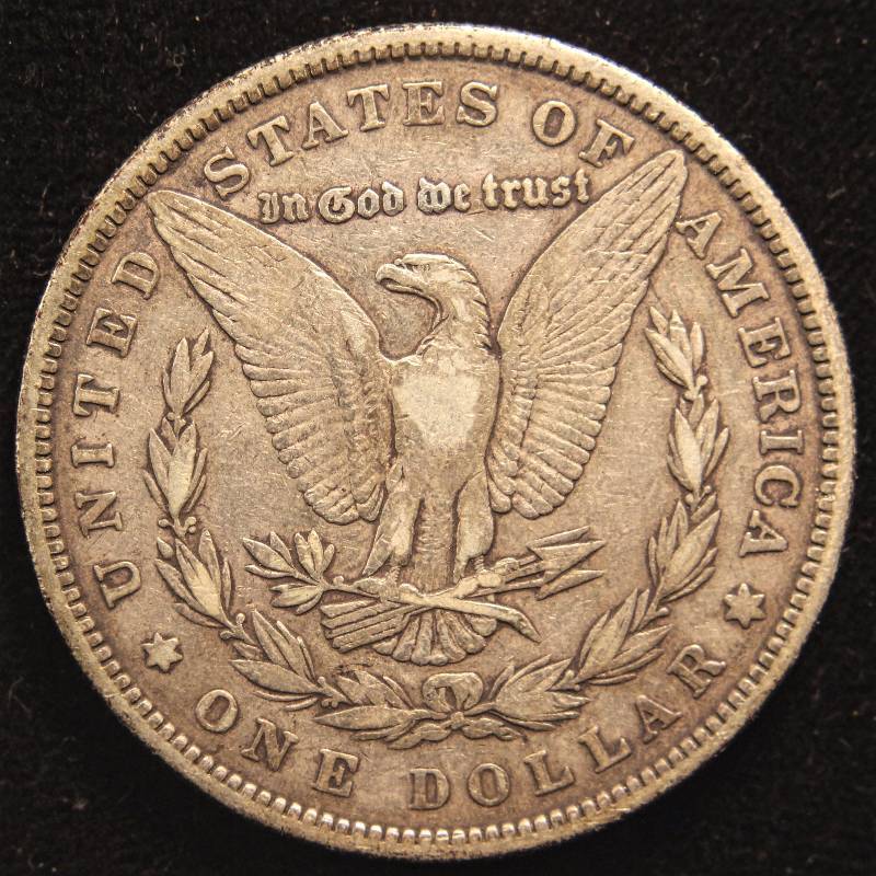 1881 MORGAN SILVER DOLLAR VF