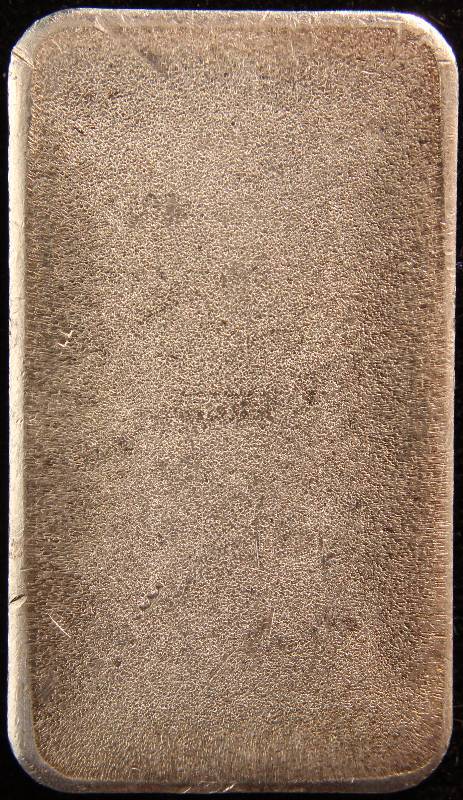 1 TROY OZ. .999 FINE SILVER BAR VINTAGE OXFORD