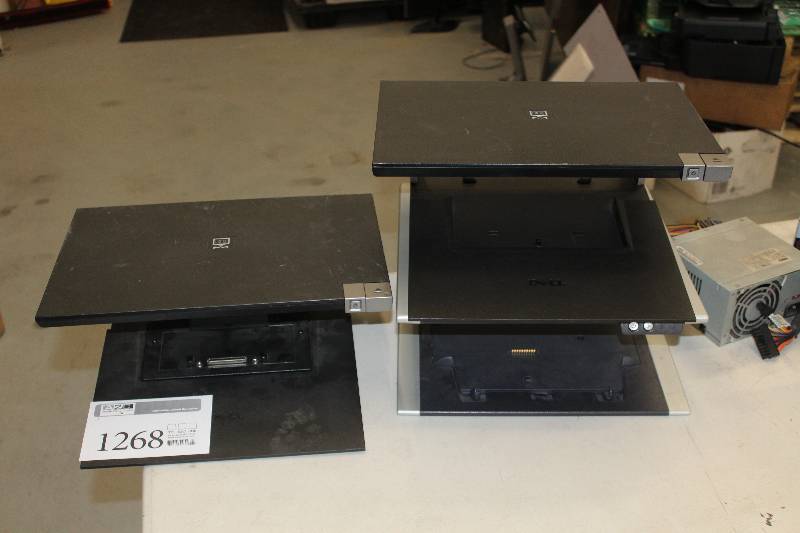 lot 1268 image: Lot of (3) Laptop Power Pedestals