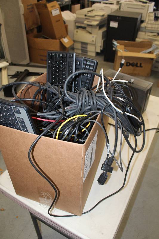 lot 1258 image: Box Lot of Computer Equipment