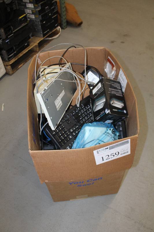 lot 1259 image: Box Lot of Computer Equipment