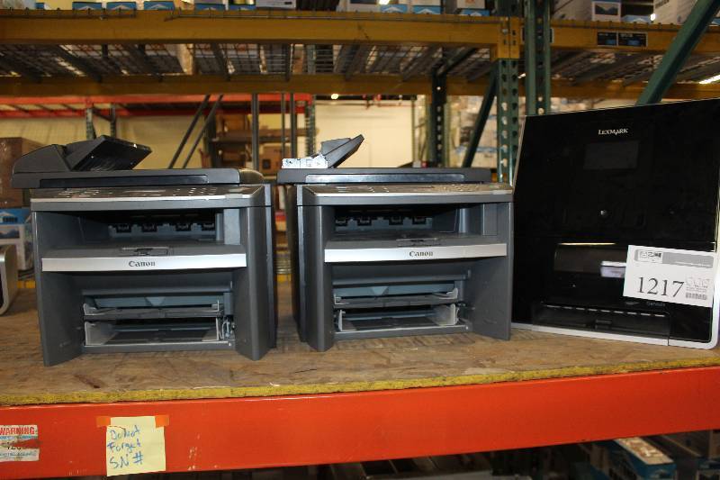 lot 1217 image: Lot of (3) Printers