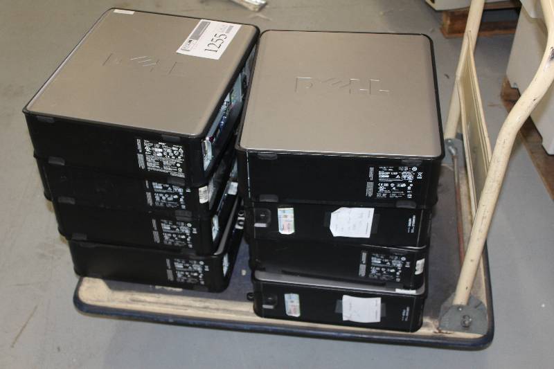 lot 1255 image: Lot of (8) Dell Computer Towers