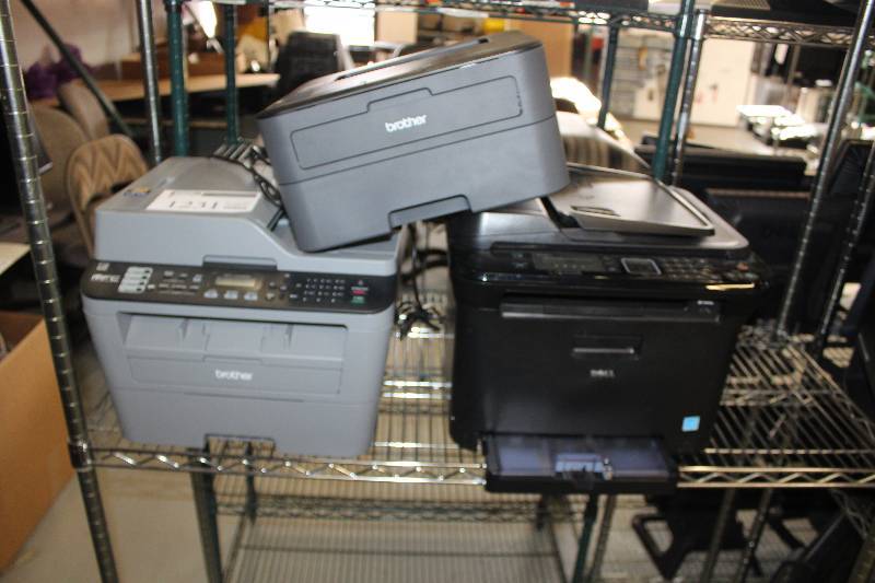 lot 1231 image: Lot of (3) Printers