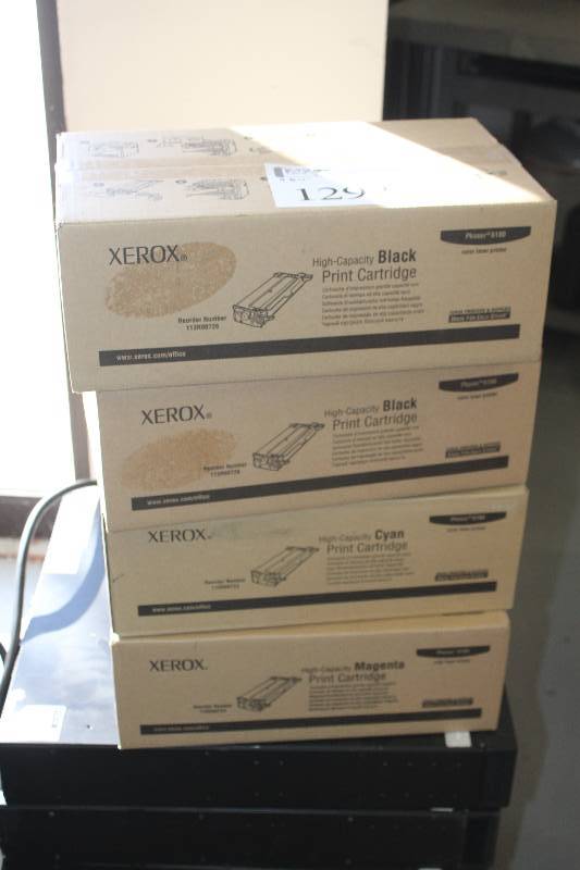 lot 1292 image: Lot of (4) Boxes of Xerox Phaser 6180 Toner