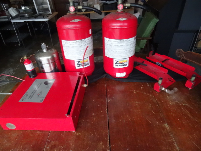 Amerex fire supression system. Cont...