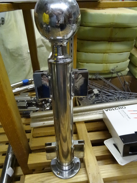 Stainless post designed for holding...